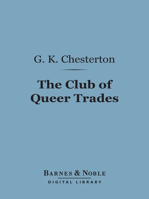 cover image of The Club of Queer Trades (Barnes & Noble Digital Library)